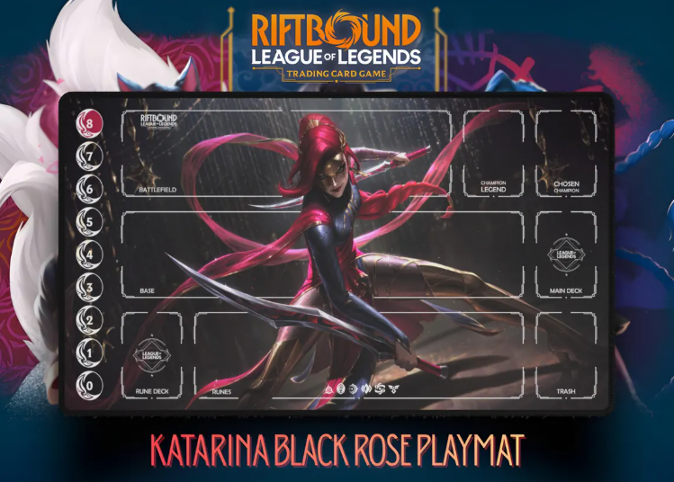 Katarina Black Rose Playmat