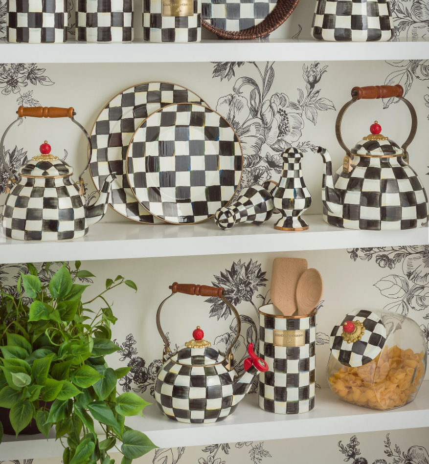 MacKenzie-Childs Courtly Check Utensil Holder