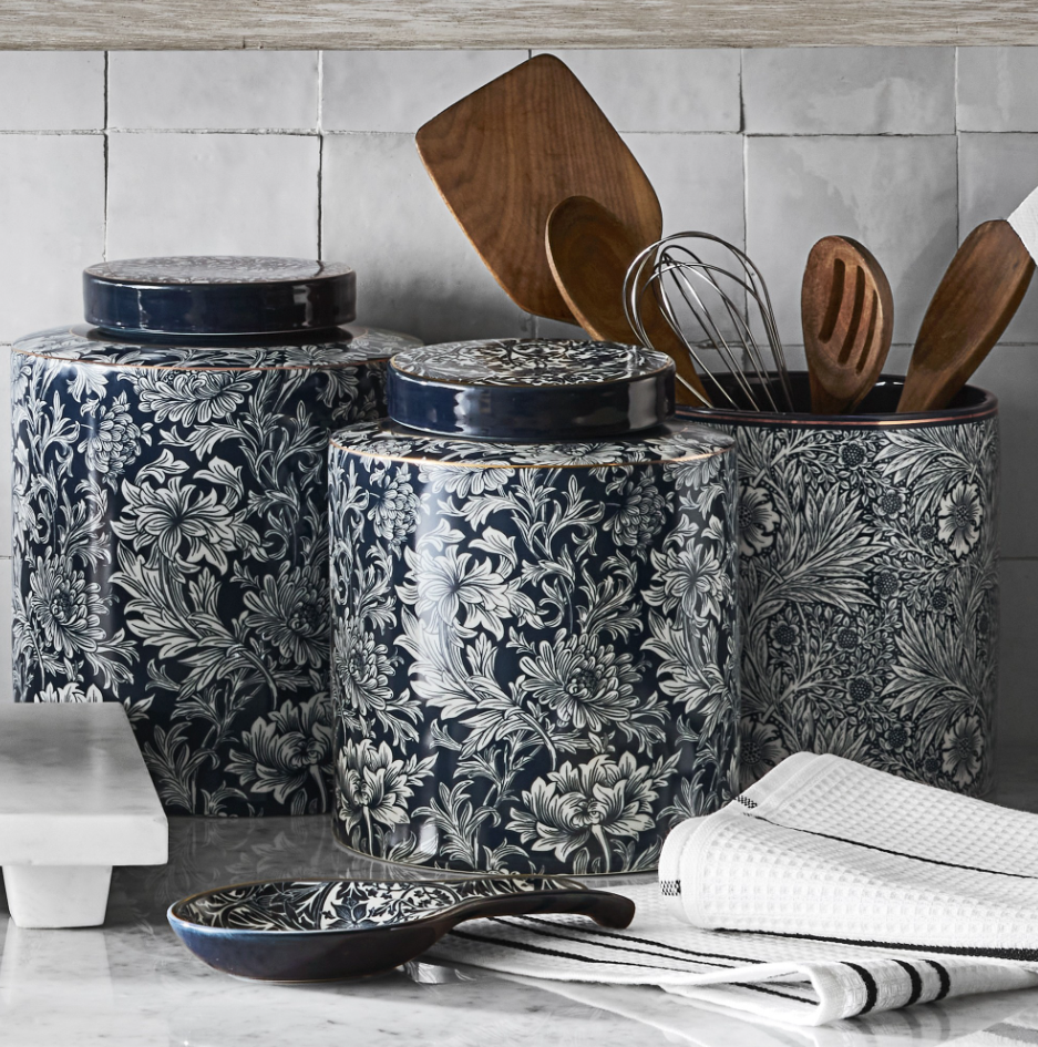 Morris & Co. x Williams Sonoma Bluebell Utensil Holder
