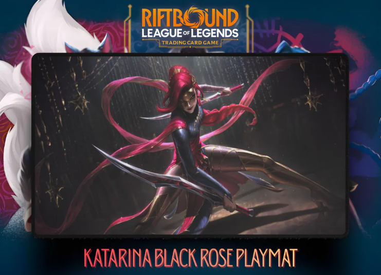 Katarina Black Rose Playmat