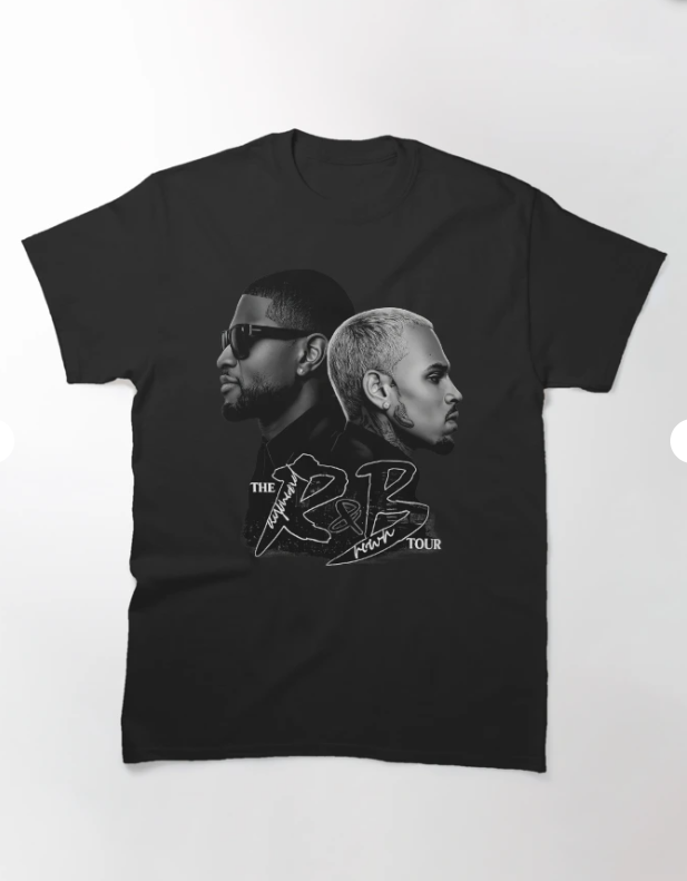 Usher Raymond and Chris Brown Tour 2026, R&B Tour Chris Brown Usher Raymond Classic T-Shirt