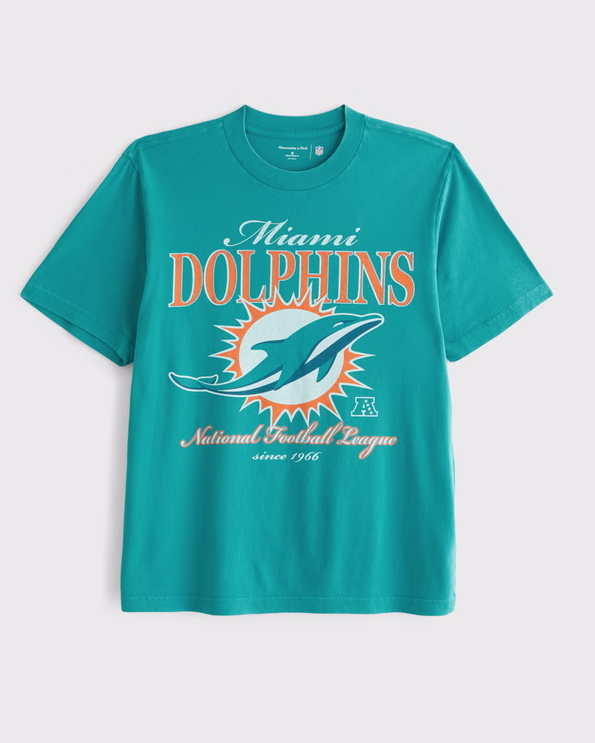 Miami Dolphins Vintage Inspired Graphic Tee - Vintage NFL Fan Shirt