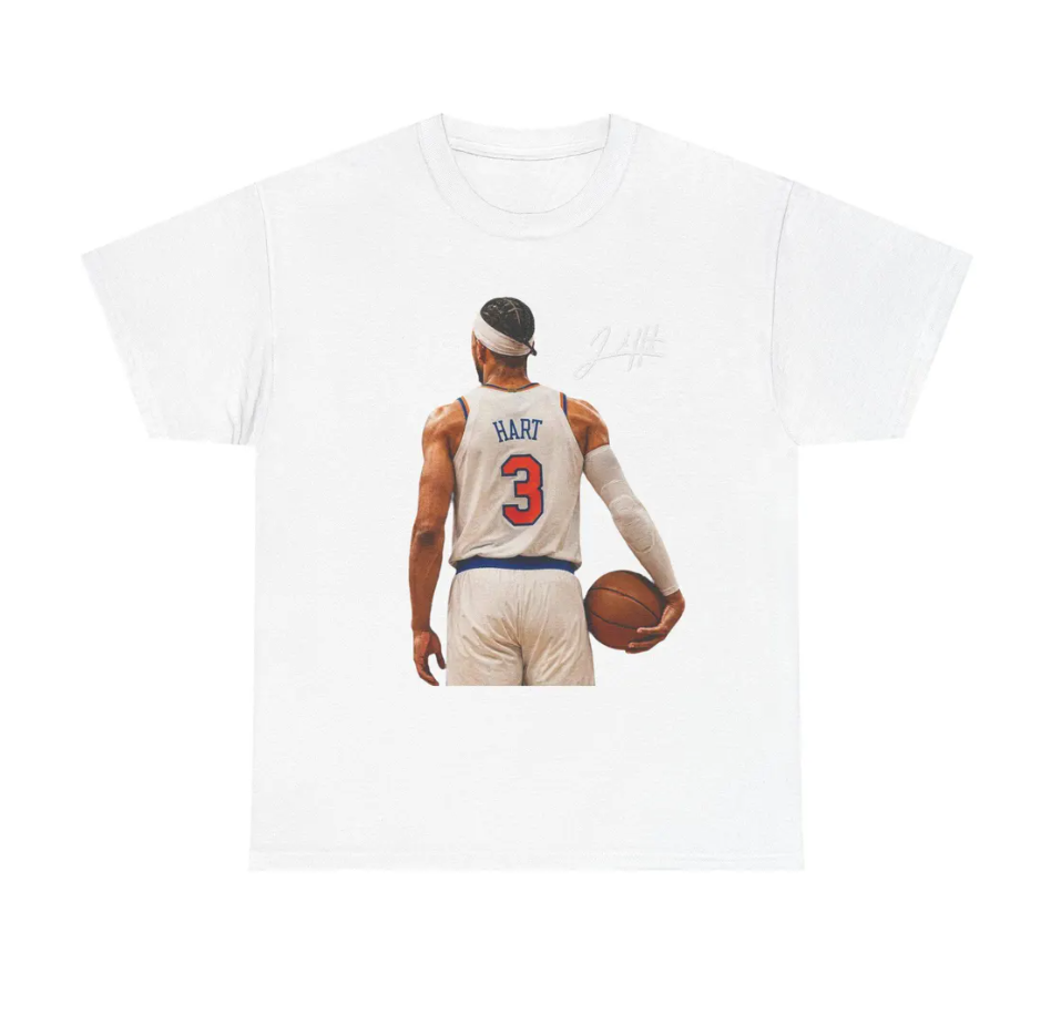 Josh Hart New York T Shirt Autograph Edition Basketball NYC