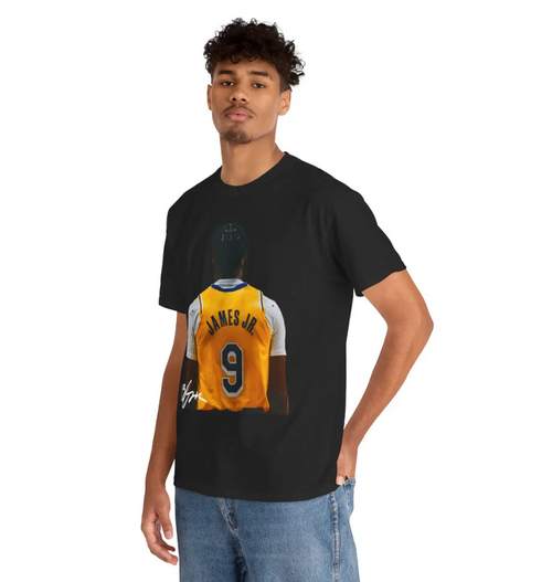 Bronny James Los Angeles T Shirt Basketball Graphic Tee
