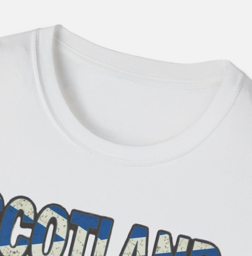 Scotland flag Football soccer T-Shirt | Nations Heritage Collection | Scottish