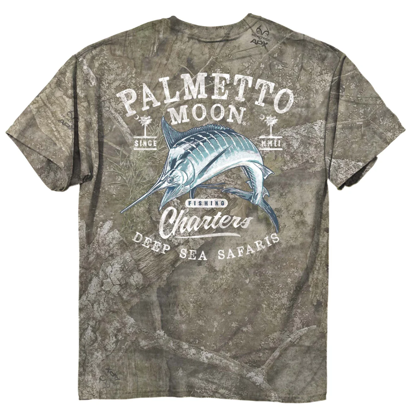 Charter Services Short Sleeve T-Shirt in Washed Camo