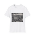 City Aerial of Los Angeles Dodgers Baseball Stadium T-Shirt Urban Sports Stadium Skyline