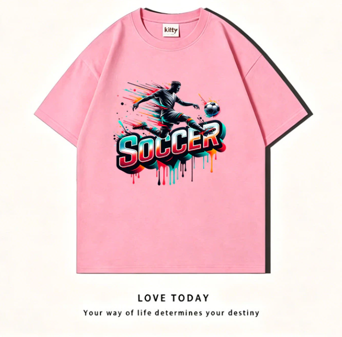 Street style in World Cup 2026, breathable T-shirt. - 1