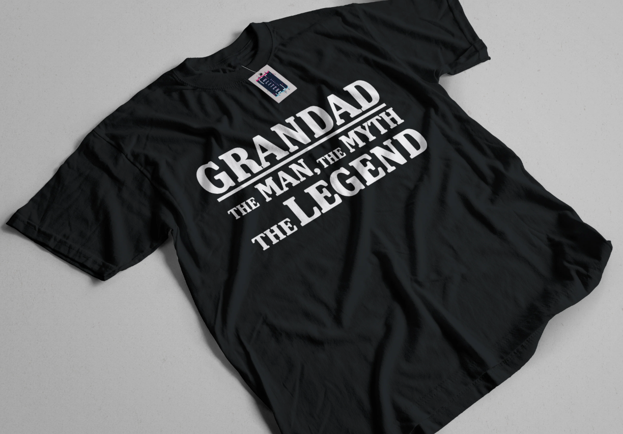 Grandad the Legend T-Shirt - Funny t shirt grandpa dad gift joke fathers day