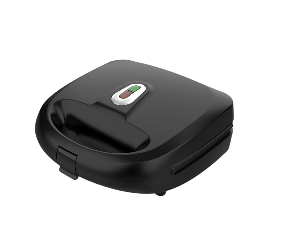 Mainstays 2 Slice Removable Plates Waffle and Sandwich Maker, Ceramic Nonstick, 750 Watts