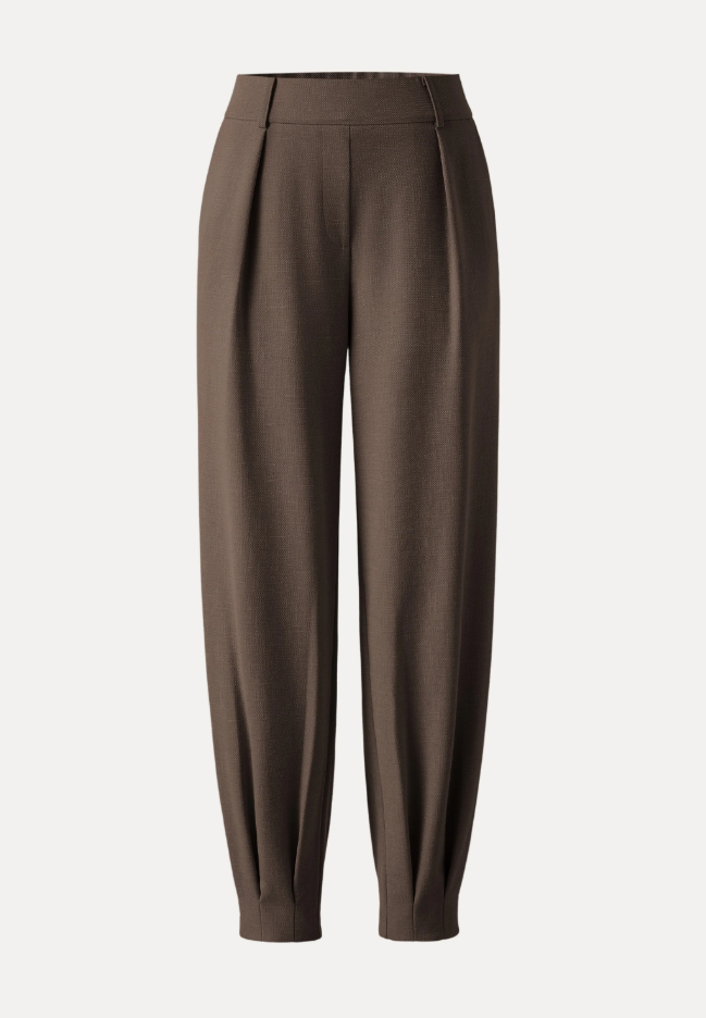Stretch Linen-Like Wrinkle-Resistant Tapered Pant