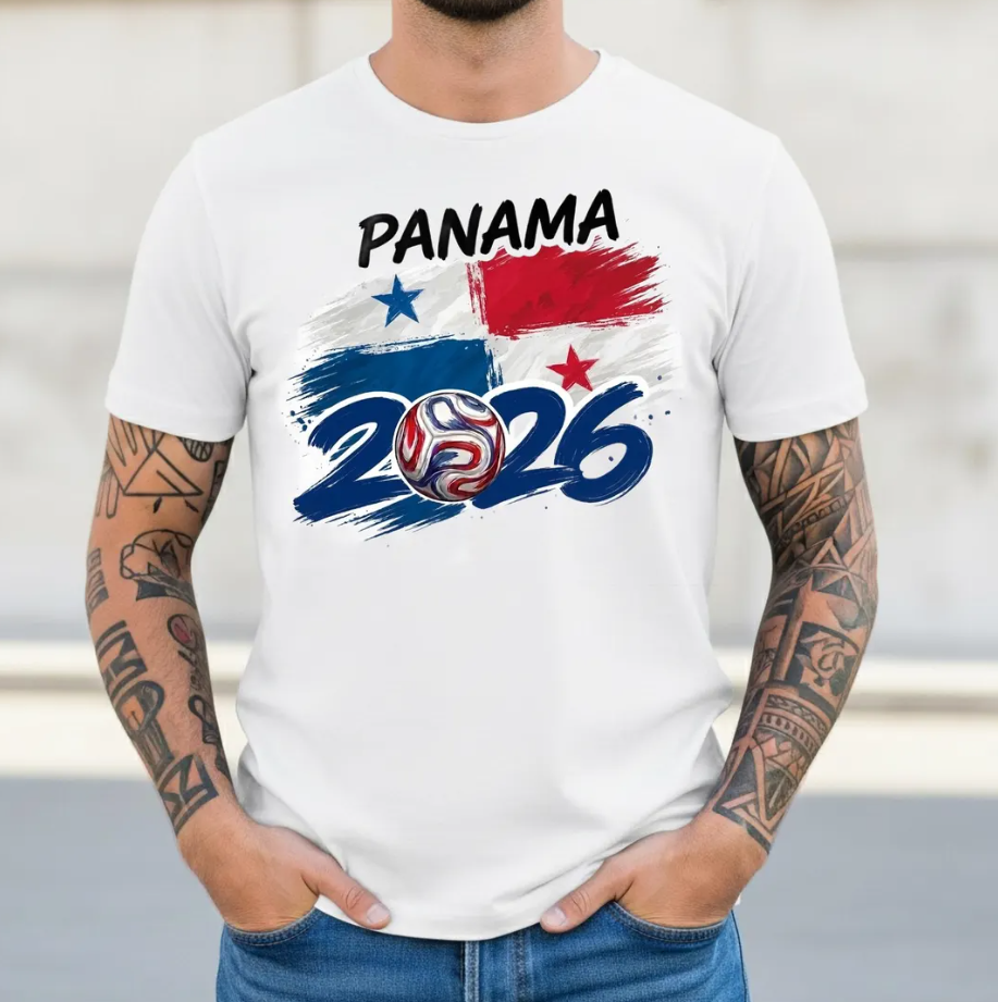 Panama 2026 Soccer Shirt, Global Soccer 2026 Panama Tee, Los Canaleros Fan Gift, Panama Flag Football Tee, Soccer Lover Tee, Panama Apparel