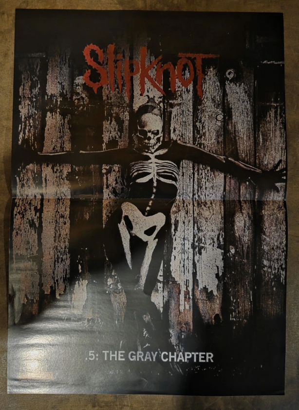 Metal Hammer Magazine Slipknot The Gray Chapter Poster