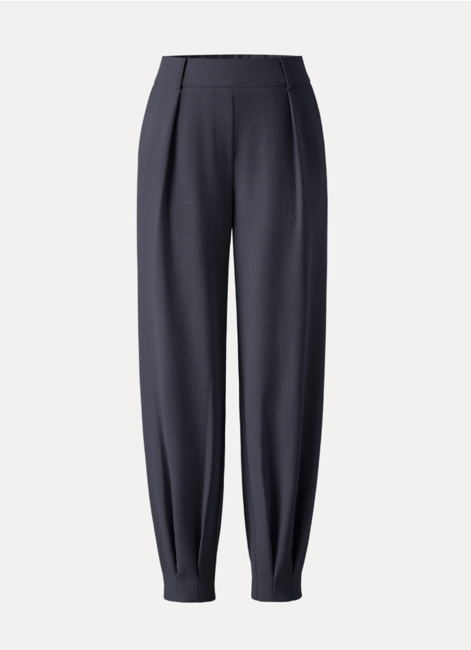 Stretch Linen-Like Wrinkle-Resistant Tapered Pant