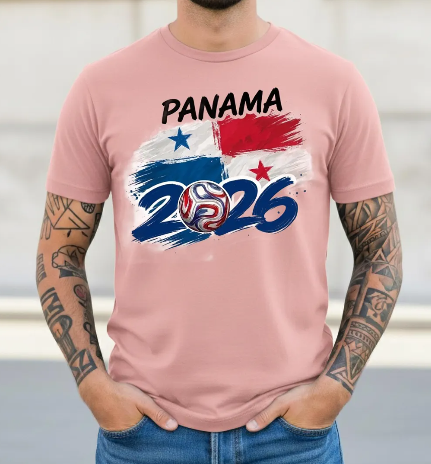 Panama 2026 Soccer Shirt, Global Soccer 2026 Panama Tee, Los Canaleros Fan Gift, Panama Flag Football Tee, Soccer Lover Tee, Panama Apparel