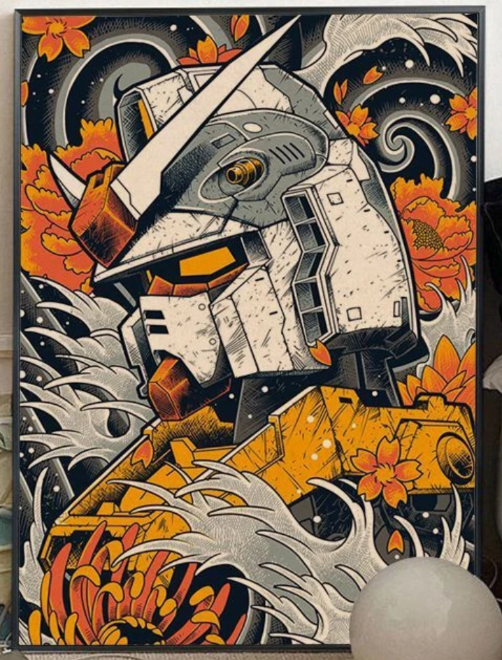 Gundam Canvas Poster Anime wall Art home decor
