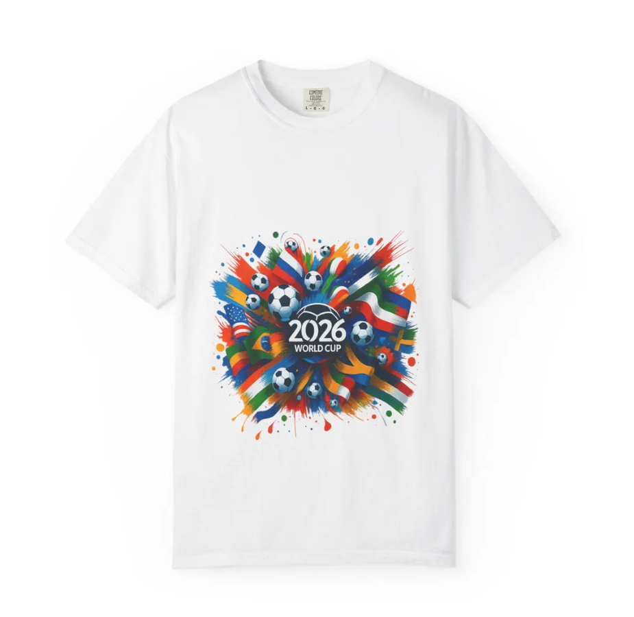 2026 World Cup Graphic Tee, USA Soccer Fan Shirt