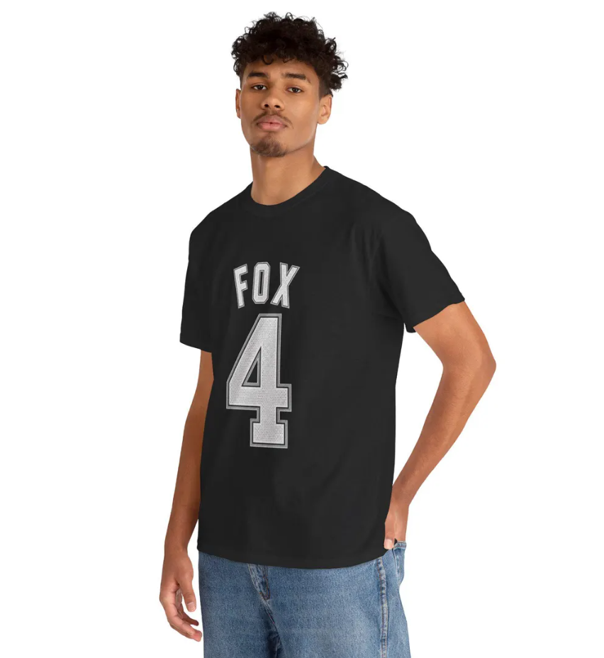 De'Aaron Fox San Antonio T Shirt Jersey Tee Edition