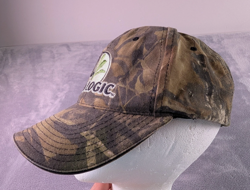Mossy Oak Bio Logic Camo Hat Mens Adjustable Strapback Hunting Fishing Cap