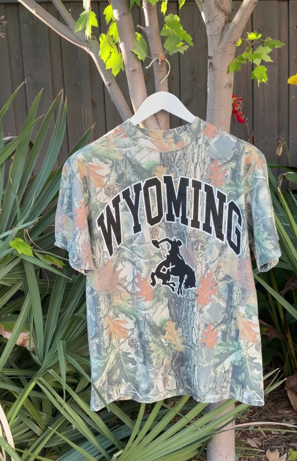 Camo WYOMING Tee
