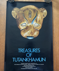 Treasures of Tutankhamun 1976 Leopard Head Metropolitan Museum of Art Poster