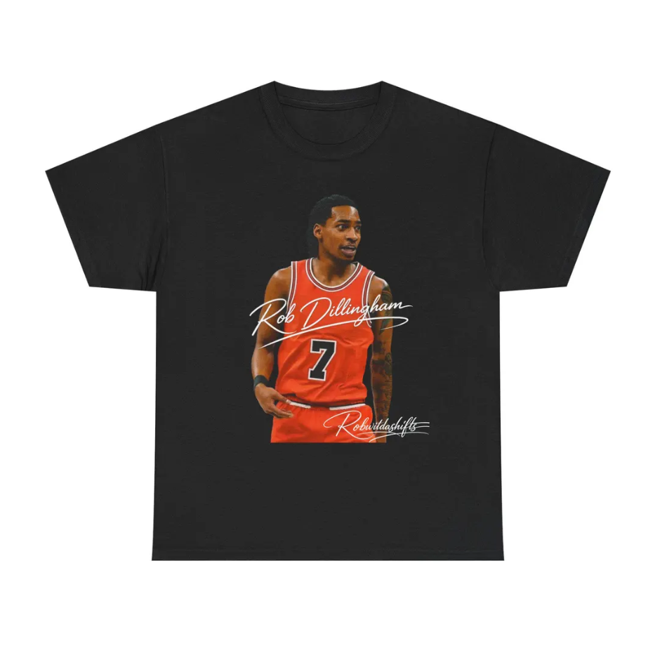 Rob Dillingham Chicago T Shirt Basketball Player Graphic Tee