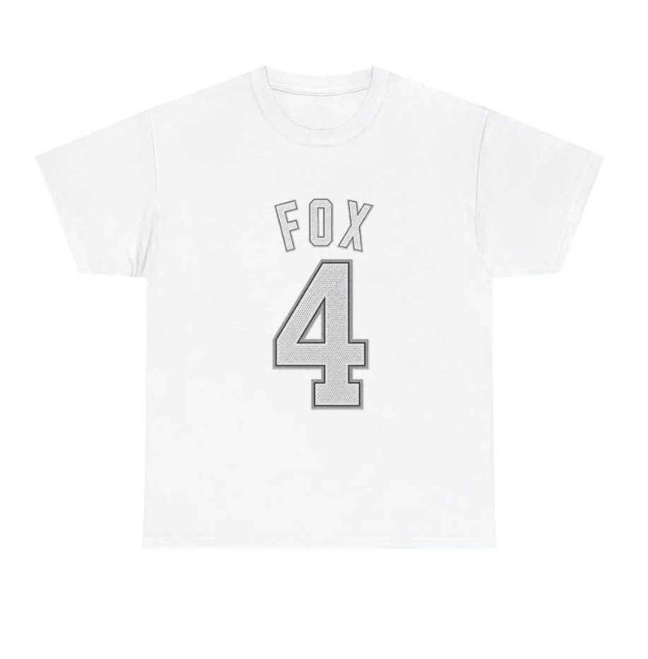De'Aaron Fox San Antonio T Shirt Jersey Tee Edition