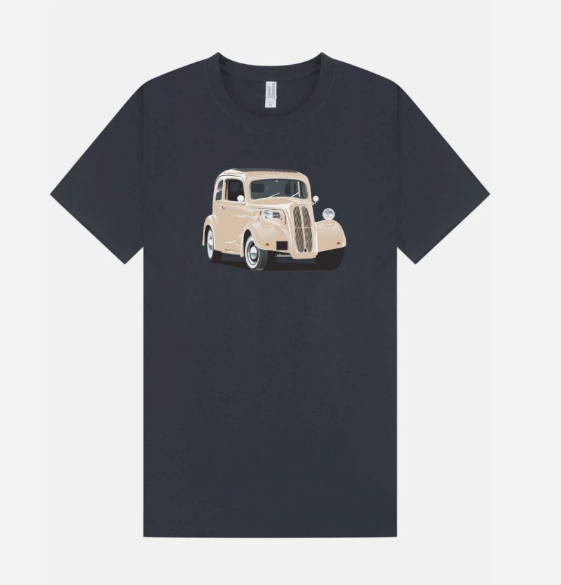 Ford Pop / Anglia T Shirt Classic Car Hotrod Vintage Retro Tee Fathers Day