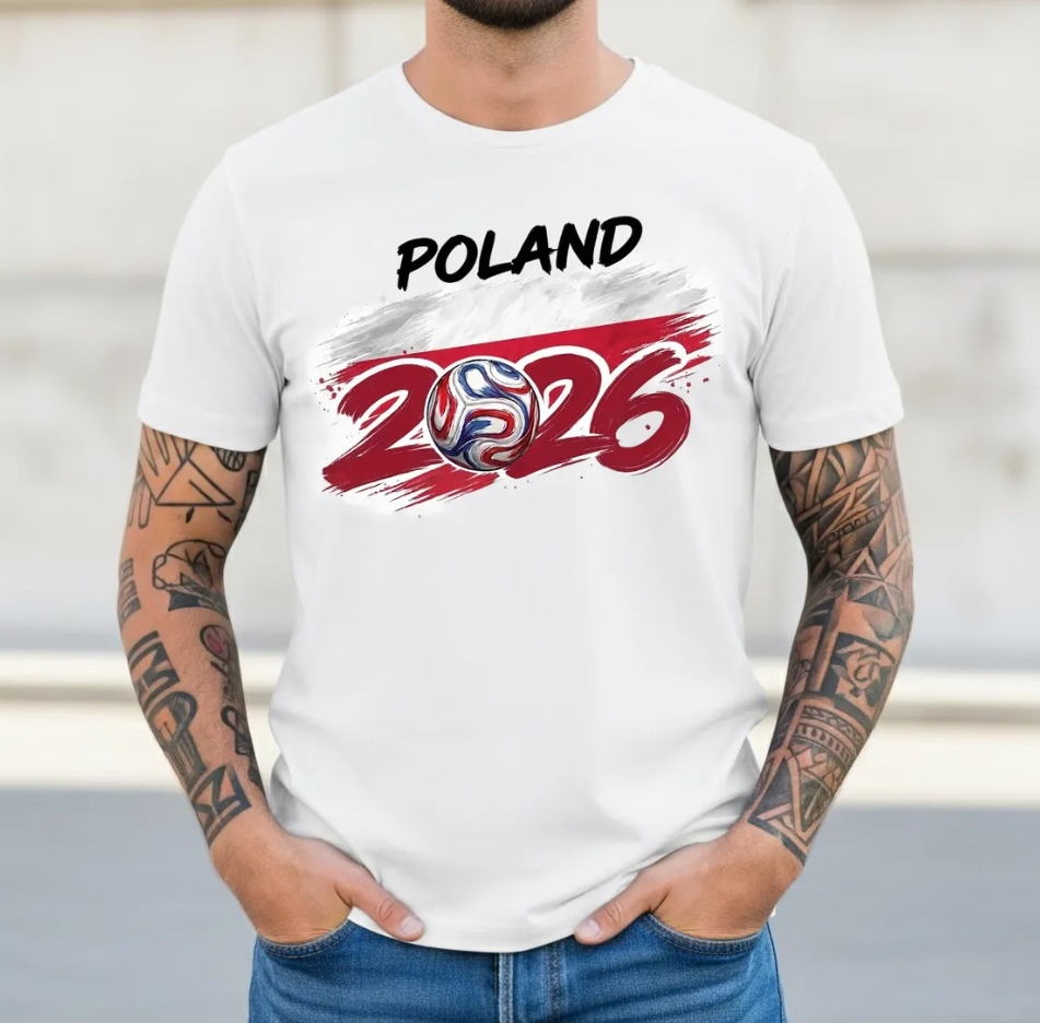 Poland 2026 Soccer Shirt, Global Soccer 2026 Poland T-shirt, Orły Fan Gift, Poland Flag Football Tee, Soccer Lover Tee, Polish Pride Apparel