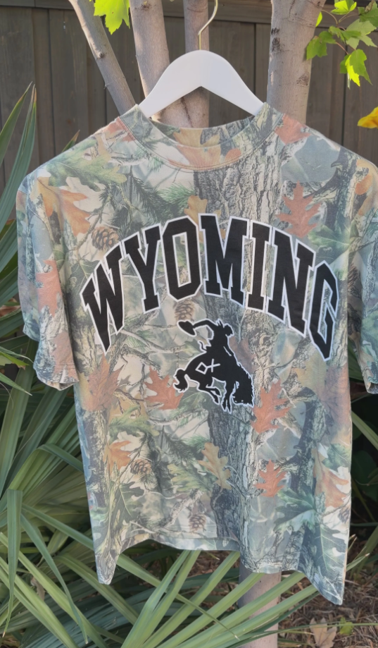 Camo WYOMING Tee