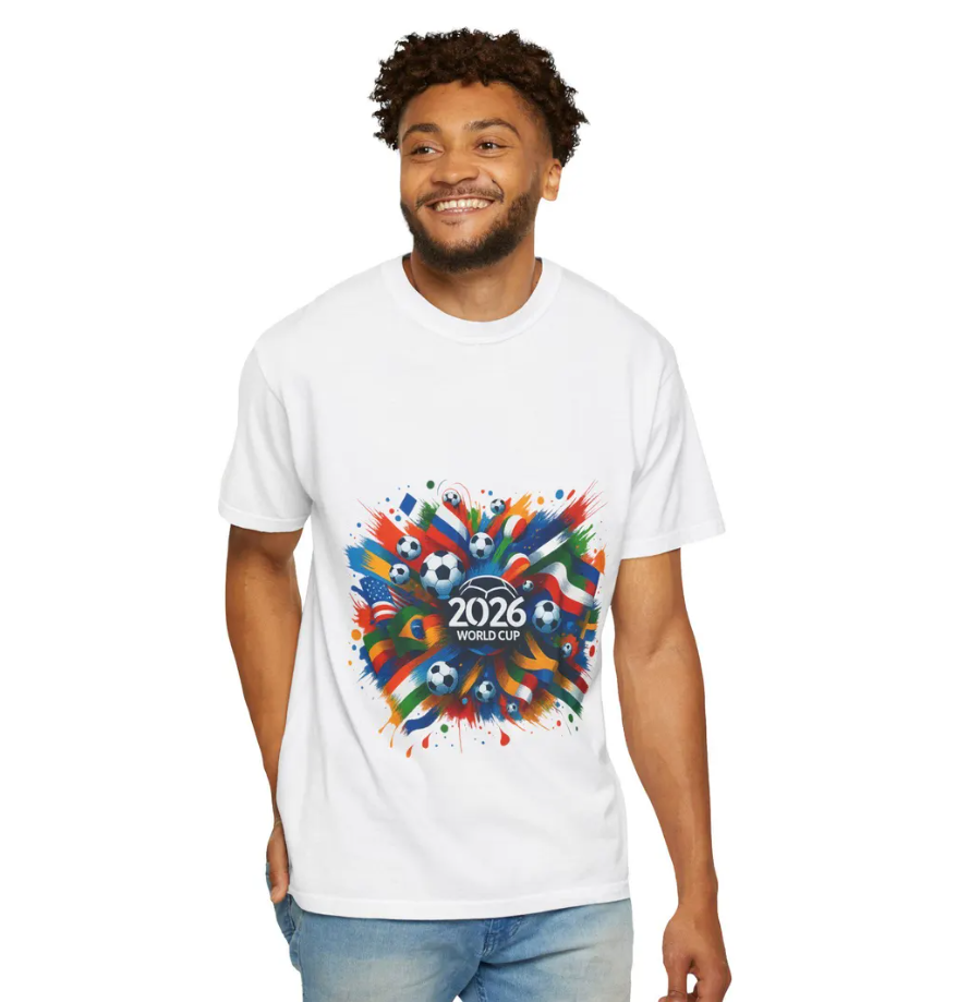 2026 World Cup Graphic Tee, USA Soccer Fan Shirt