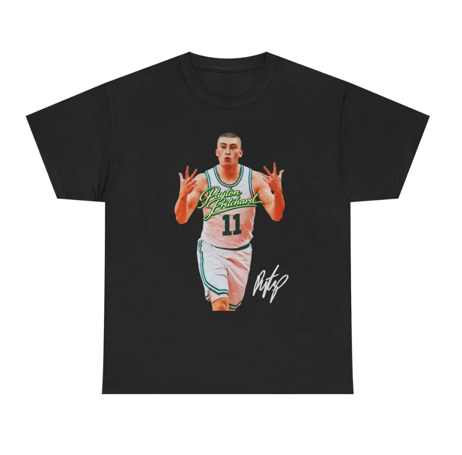 Payton Pritchard Boston T Shirt Autograph Edition