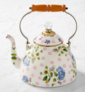 MacKenzie-Childs Wildflowers Tea Kettle - 3-Qt.- Pink