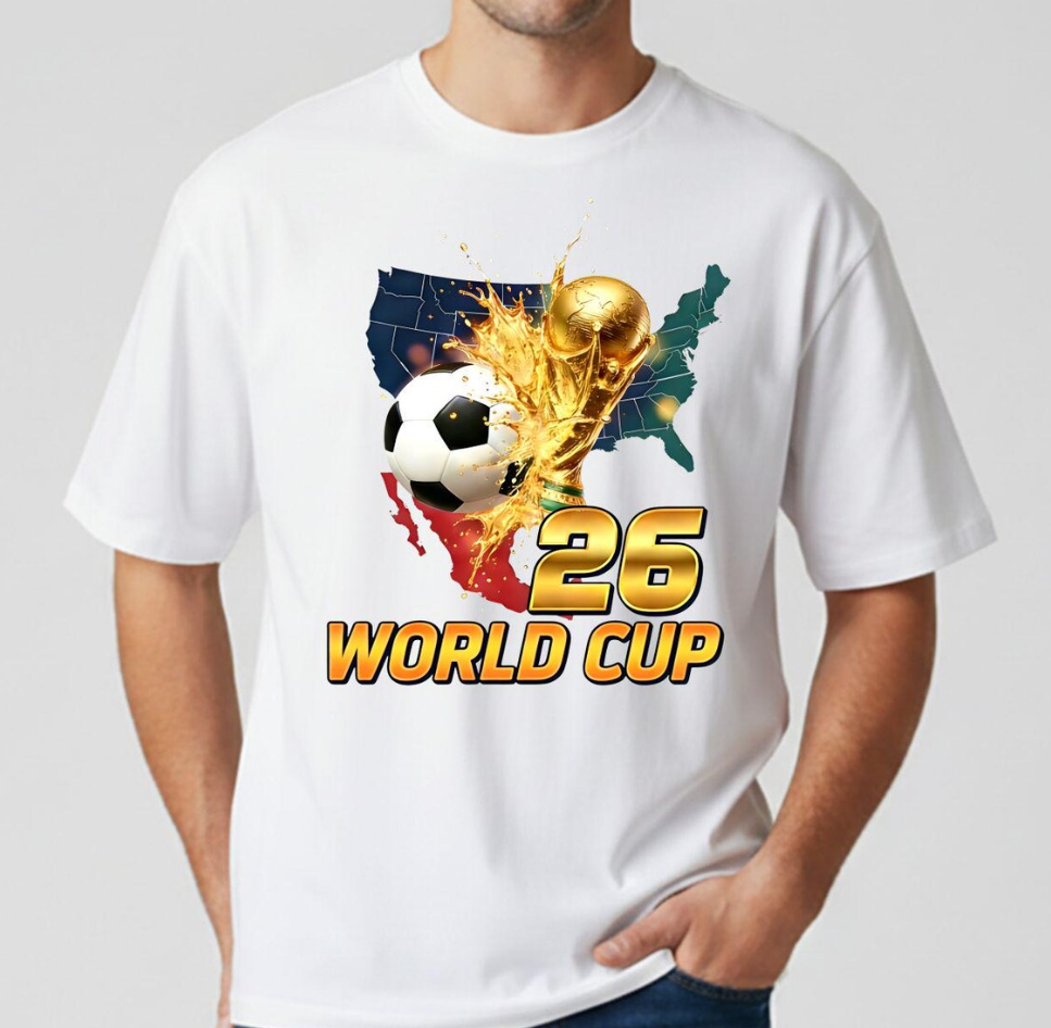 2026 World Cup Shirt, USA Canada Mexico Soccer Fan Tee