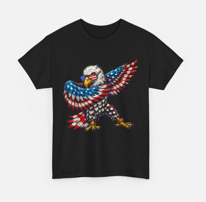 4th of July American Flag Eagle Shirt, Fourth of July Independence Day Shirt