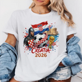 Croatia 2026 World Cup Shirt Soccer T Shirt Croatian Flag Football Tee Futbol