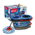 O-Cedar RinseClean Spin Mop With 2-Tank System and Microfiber Mop Head