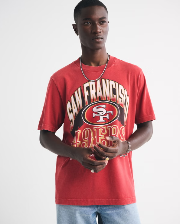 San Francisco 49ers Vintage Inspired Graphic Tee - Vintage NFL Fan Shirt