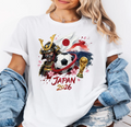 Japan 2026 Shirt, Samurai Soccer Tee, Anime Style Football T-Shirt, Japan Flag Graphic Tee, World Cup Fan Gift