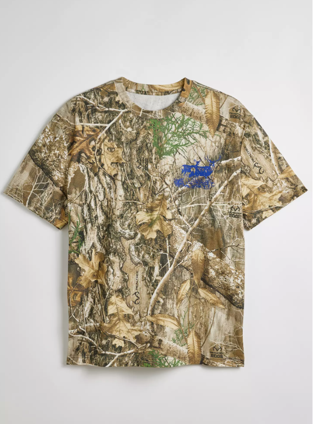 Old Milwaukee Logo Graphic Camo Tee
