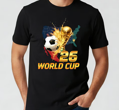 2026 World Cup Shirt, USA Canada Mexico Soccer Fan Tee
