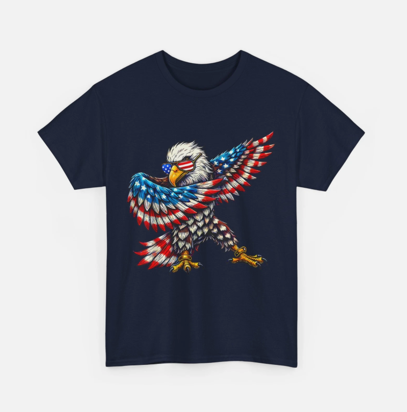 4th of July American Flag Eagle Shirt, Fourth of July Independence Day Shirt