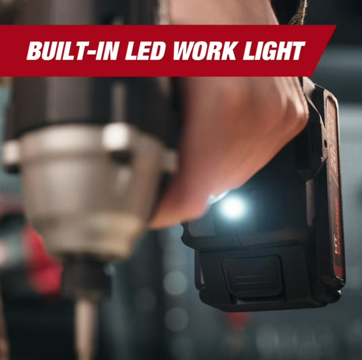 Hyper Tough 20V Brushless Impact Driver with 2.0Ah Lithium-Ion Battery Pack and Charger, 1/4-inch. Hex Collet Chuck Size, 22006.2