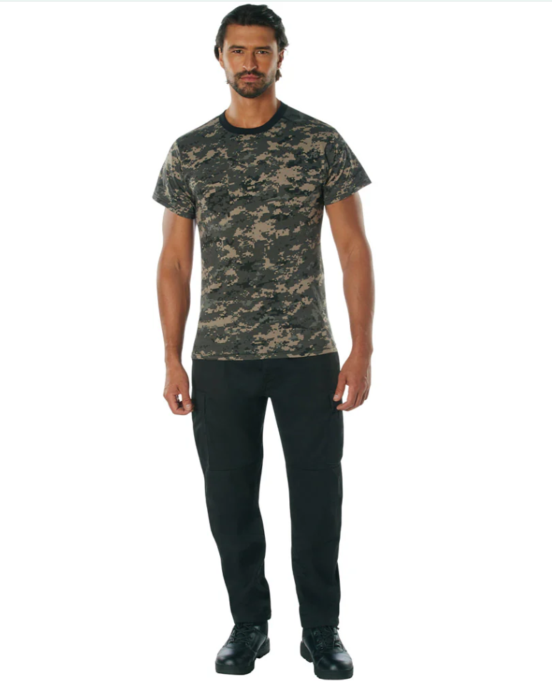Subdued Urban Digital Camo Short Sleeve T-Shirt