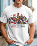 2026 World Cup Canada USA Mexico T-shirt | Soccer Tournament Graphic Tee