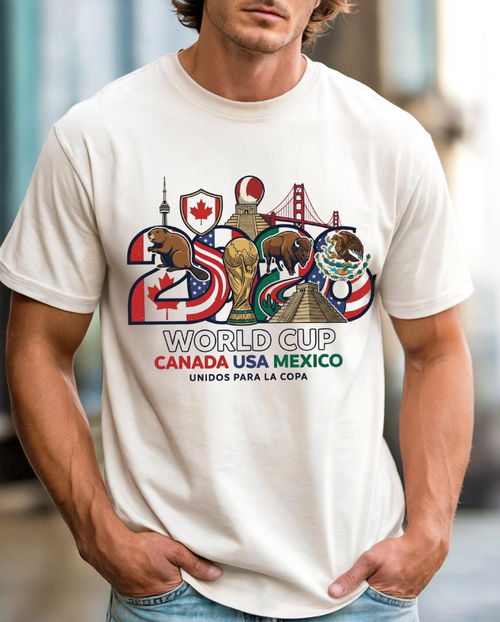 2026 World Cup Canada USA Mexico T-shirt | Soccer Tournament Graphic Tee