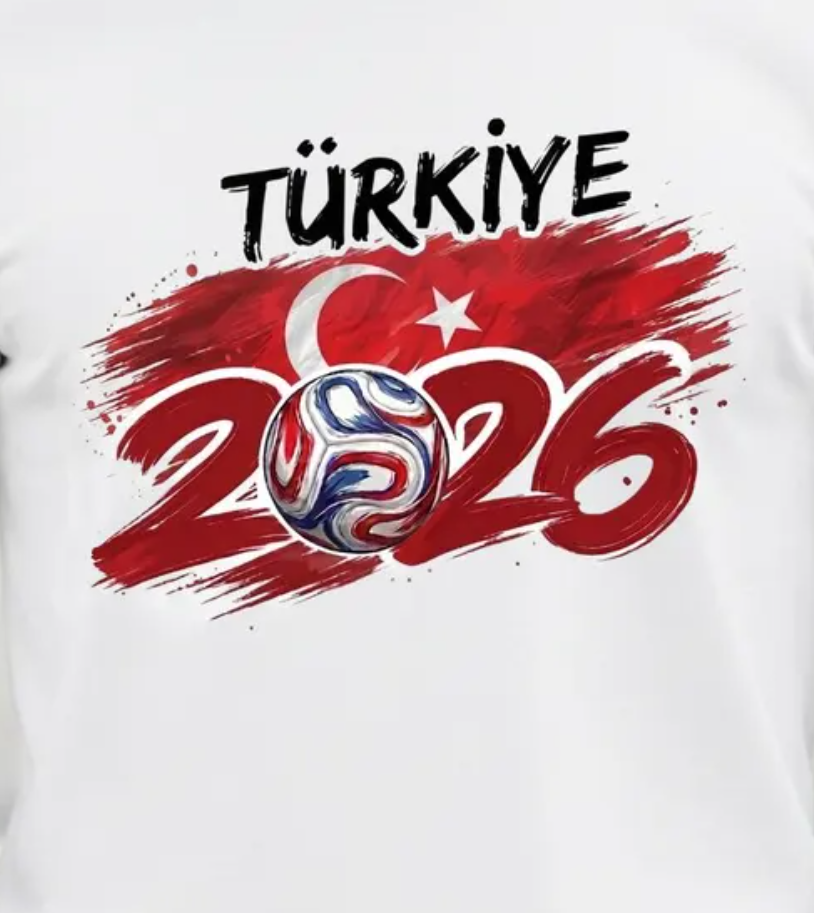 Türkiye Soccer T-Shirt 2026 | Turkish Flag World Soccer Shirt | Turkey Football Fan Shirt | National Team Souvenir Gift for Fans