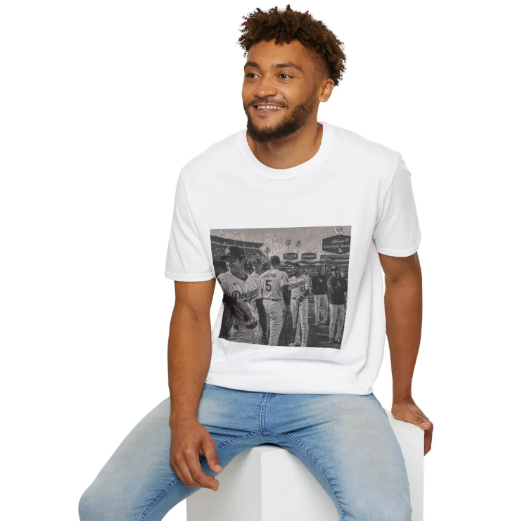 Vintage Baseball Team Photo T-Shirt, Retro Dugout Players Tee, Sepia Sports Shirt, Stadium Baseball Graphic Tee, Classic Game Day Fan Shirt