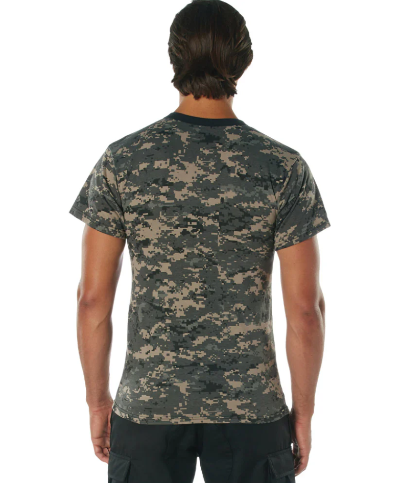 Subdued Urban Digital Camo Short Sleeve T-Shirt