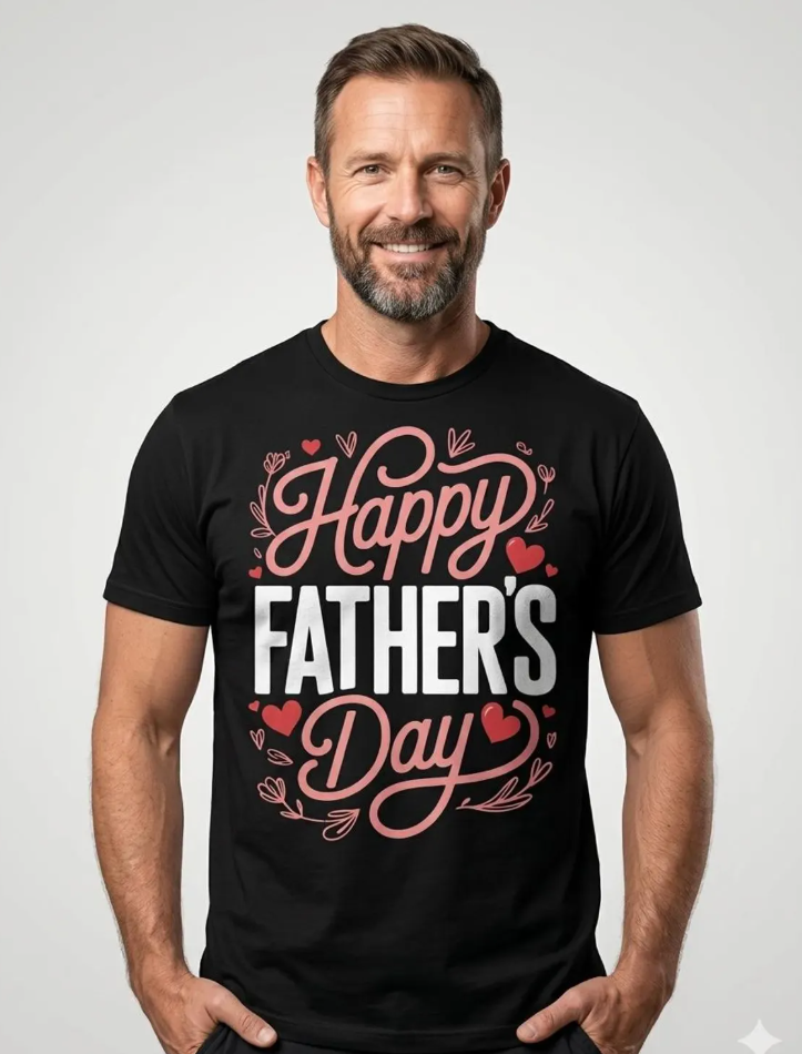 Happy Father’s Day Retro Dad Quote PNG – Sublimation Design, Father’s Day Digital Download